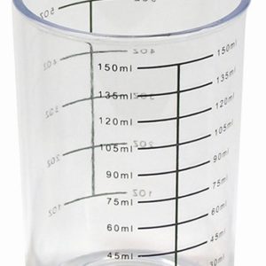 כוס מדידה שקופה לחמצן / צבע