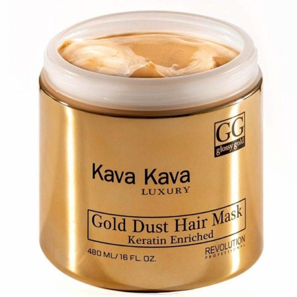 מסכה זהב לשיער יבש או פגום מרדני קווה קווה Kava Kava