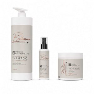 מארז לשיער מושלם ללא מלחים שמפו מסכה סרום בליסימו